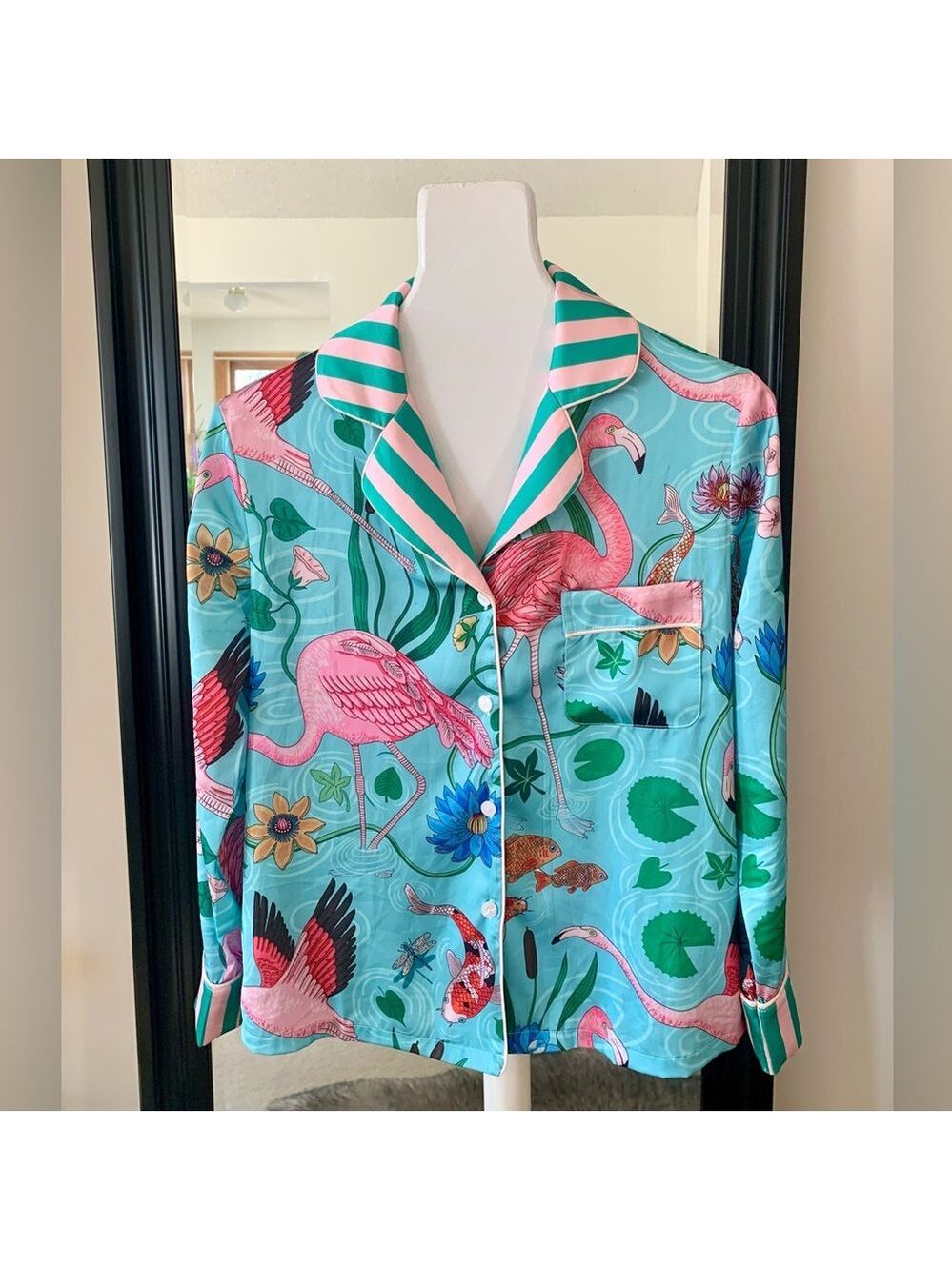 Miss Sparkling Satin Pajama Set